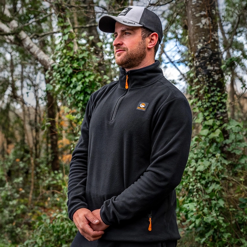 Guru 1/4 Zip Fleece Black